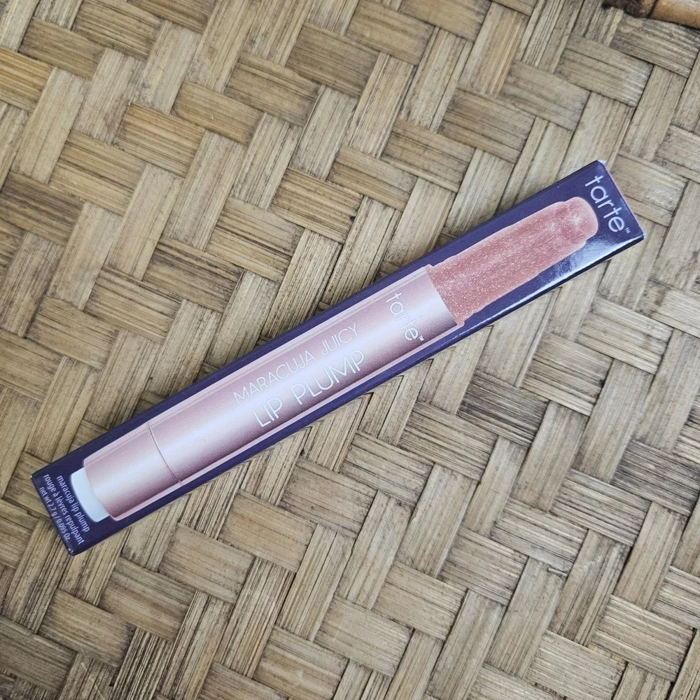 NEW Tarte Maracuja Juicy Lip‎ Plump Rosy Copper Shimmer Glass NIB